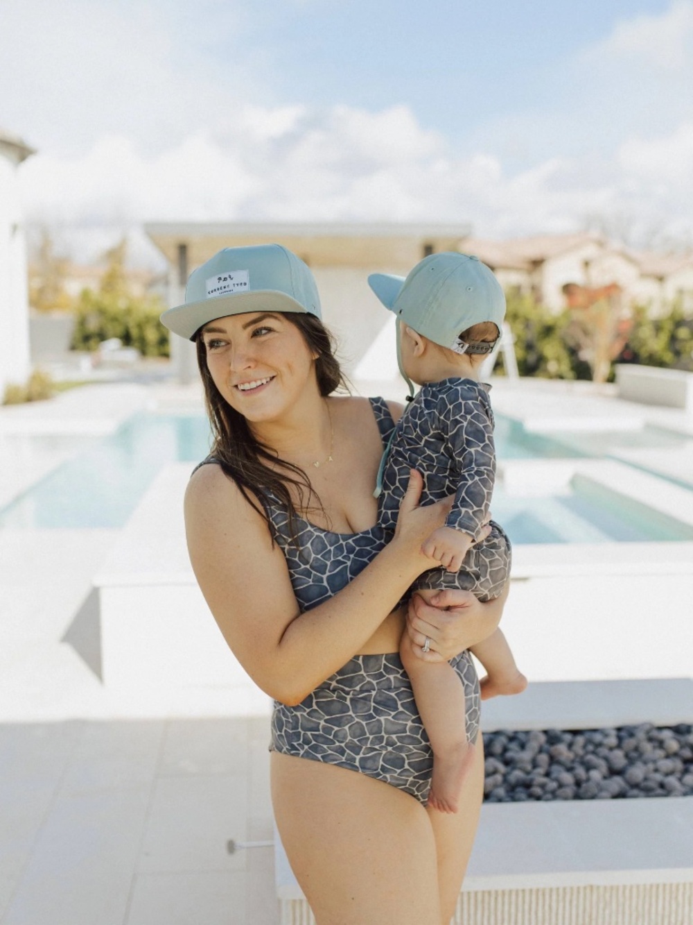 Current Tyed "the Kai" men and women's small swim suits